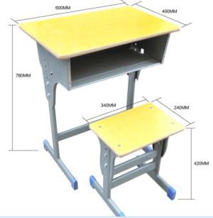 Classroom Desks and Chair for Child School Student